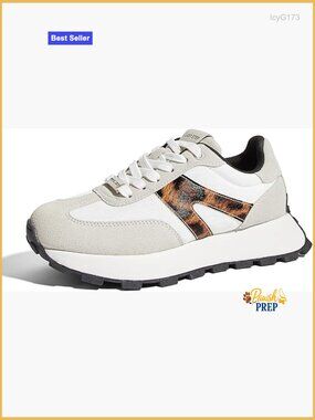 Chunky Platform Sneakers Retro Casual Lace-up Walking Running Shoes